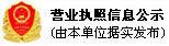 營業執(zhí)照公示